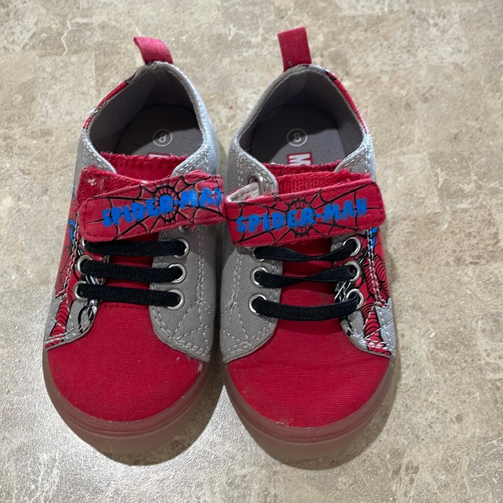 Spider-Man tennis shoes